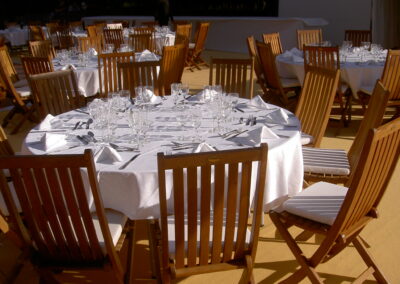 table et chaises mariage